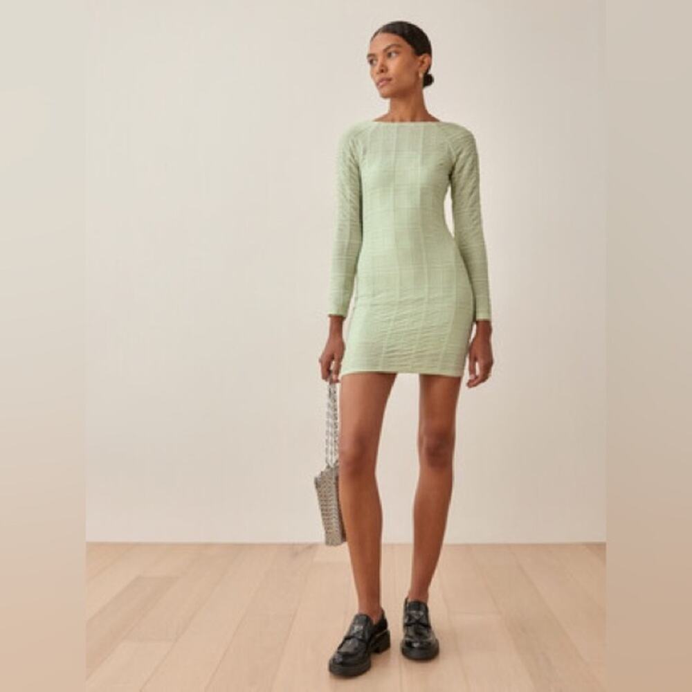 Reformation Dee Dress in Mint Women's Medium